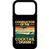 Pontoon Life Merch Custodia per iPhone 17 Pro Direttore Del Cocktail Cruiser Pontoon Captain Pontooning