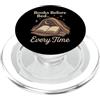 Night Reader Club Bookish Humor Bedtime Bedtime Libro Umorismo Lettura Dormire Divertente Letterario Night Owl PopSockets PopGrip per MagSafe