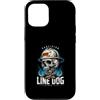 Electric Electrician Dog Lover Custodia per iPhone 12/12 Pro Linea certificata Dog Danger Lineman Life