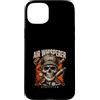 HVAC Technician Air Whisperer Skull Custodia per iPhone 15 Plus Utensili Skull certificati Air Whisperer HVAC