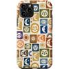 generic Custodia per iPhone 11 Pro Motivo Boho Celeste Sole e Luna