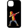 Cool Kidz Dab Styles Custodia per iPhone 14 Plus Dabbing Ragazzo Cartone animato Posa Gioventù Danza