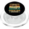Pontoon Life Merch Direttore Del Cocktail Cruiser Pontoon Captain Pontooning PopSockets PopGrip per MagSafe