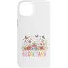 Admin Bloom Designs Custodia per iPhone 14 Plus Assistente amministratore della macchina da scrivere floreale segretaria
