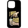Grandio Design Beer & Alcohol Lover Drin Custodia per iPhone 15 Pro Max Funny Beer Lover I Make Pour Decisions Hands - Bottiglia da pinta