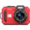 KODAK FOTOCAMERA DIGITALE KODAK PixPro WPZ2 Zoom ottico 4x, 16,35 megapixel, ROSSA