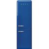 SMEG FRIGORIFERO COMBINATO SMEG FAB32RBE6, Capacità netta totale 331 l, Rumorosità: 35 dB(A), 3 ripiani, Dimensioni: L 60,1 cm A 196,8 P 72,8 cm, Blu, Classe C