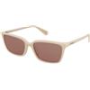 MAX&Co. MO0165 21S | Occhiali da Sole Graduati o Non Graduati | Plastica | Cat Eye | Bianco | Adrialenti