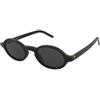 Saint Laurent SL M161 001 | Occhiali da Sole Graduati o Non Graduati | Plastica | Ovali / Ellittici | Nero | Adrialenti