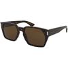 Saint Laurent SL 894 006 | Occhiali da Sole Graduati o Non Graduati | Plastica | Quadrati | Marrone, Havana | Adrialenti