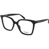 Saint Laurent SL 910 001 | Occhiali da Vista Graduati | Prova Online | Plastica | Quadrati | Nero | Adrialenti