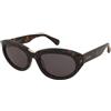 Max Mara MM0203 52A | Occhiali da Sole Graduati o Non Graduati | Prova Online | Plastica | Cat Eye | Marrone, Oro, Havana | Adrialenti
