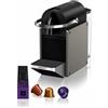 KRUPS Nespresso Macchina da caffè Krups Pixie Titanio YY5290FD
