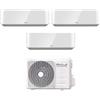 Unical Climatizzatore Condizionatore Unical Trial Split Inverter serie AIR CRISTAL 10+10+10 con XMX3 21HE R-32 Wi-Fi Optional 10000+10000+10000