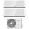 Unical Condizionatore Dual Split Unical Air Cristal 13+13 (12+12) con XMX3 21HE R-32 Wi-Fi Optional