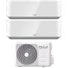 Unical Condizionatore Dual Split Unical Air Cristal 18+18 con KMX4 36HE R-32 Wi-Fi Optional