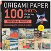 Tuttle Publishing Origami Paper 100 Sheets Hokusai Prints: High Quality, Double-Sided, Extra Large Origami Sheets 8 1/4 inches 21 cm