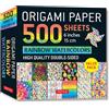 Tuttle Pub Origami Paper 500 Sheets Rainbow Watercolors 6 in 15 Cm: Tuttle Origami Paper: High Quality Double-Sided Origami Sheets Printed With 12 Different Designs - Instructions for 5 Projects Included