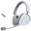 ASUS ROG Delta II Moonlight White Cuffie con Microfono Wireless/Bluetooth/USB PC/Mac/PlayStation5/PlayStation4/Nintendo Switch/iPad/iOS/Android
