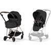 Cybex Platinum - Duo Mios Comfort - Telaio Rosegold - Sepia Black