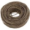 Zerodis 200ft Stoppino Canapa Biologico Candela Stoppin con Rivestimento Naturale Cera D'api Greggi per Lampada a Olio fai da te (Dark)