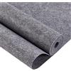 BENECREAT Tessuto in Feltro Grigio Scuro, Fogli di Feltro Non Tessuto, Imbottitura per Cuscino, 40cm x 3m, 1mm di Spessore