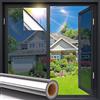 Fueegue Pellicola per Vetri Finestre Privacy Pellicola Autoadesivo Statico per Vetri, Anti-UV, Pellicola Riflettente per la Privacy, Pellicola per Cucina, Ufficio,Balcone