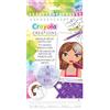 Crayola creations - album make-up artist, per disegnare trucco e acconciature alla moda, con stencil e stickers, attività creativa e regalo, da 8 anni, 04-1055