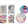 Crayola creations fashion angels - 4 album con 1000+ adesivi assortiti