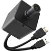 Svpro Webcam HDMI 4K 60 FPS USB 3.0 con messa a fuoco manuale, obiettivo M12 94° (H) 5 mm e alloggiamento in metallo, IMX678 UVC fotocamera per scarsa illuminazione, compatibile con Windows, Linux OS