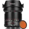 7artisans Obiettivo grandangolare da 9 mm F5.6 Full Frame 132°, distorsione quasi zero, distanza minima di messa a fuoco 0,2 m, compatibile con Sigma FP per Panasonic S1 S1H S5 Leica SL SL2 (filtro