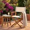 MIlani Home PHYLA - poltrona da giardino regista pieghevole in legno massiccio di acacia