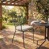 MIlani Home ODETTE - poltrona in metallo verniciato a polvere antracite