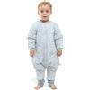 Mosebears Sacco nanna 2.5 Tog per bambino con gambe Sacco nanna per bambini foderato in caldo invernale con maniche staccabili, pigiama unisex per bambina