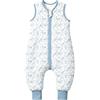 Mosebears Sacco Nanna con Piedini Invernale 2,5 Tog 6-18 Mesi Tutto l'anno Sacco Nanna in Cotone Traspirante per Neonati e Bambini
