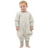 Mosebears Sacco nanna 2.5 Tog per bambino con gambe Sacco nanna per bambini foderato in caldo invernale con maniche staccabili, pigiama unisex per bambina