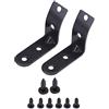 Fydun Kit Riparazione Vano Portaoggetti, Lega di Alluminio Nero Kit Staffa di Riparazione Cerniera Porta Portaoggetti per Auto con Viti per S4 RS4 B6 8E 2002-2008