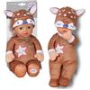 BABY born Sleepy Deer, morbida bambola di 30 cm in tessuto a forma di cervo con cappello e sonaglio integrato, 836552 Zapf Creation