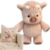Generico Peluche Che Corre, Pupazzo Che Cammina, Cow Peluche Da Corsa, 45cm Adorabile Animale Peloso Cow Altopiano, Bambola Carina Abbraccia Decorazione Della Stanza