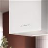 Cappa Falmec Mira Plus Isola 40 cm - Acciaio Inox Scotch Brite - Motore 800 m3/h - Aspirazione Perimetrale