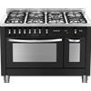 Lofra Cucina a Gas PNMD126GV+E/2CI Nero Matt da 120cm PRONTA CONSEGNA