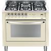 Lofra Cucina a Gas PBIG96GVT/C Avorio da 90cm