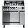 Lofra Cucina a Gas MT86GV/C Acciaio Inox da 80cm