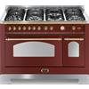 Lofra Cucina Elettrica RRD126MFT+E/2AEO Rosso Burgundy da 120cm
