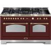 Lofra Cucina Elettrica RRD156MFT+MFT/AEOV Rosso Burgundy da 150cm