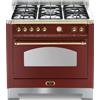 Lofra Cucina Elettrica RRG96MFT/CI Rosso Burgundy da 90cm
