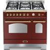 Lofra Cucina Elettrica RRD96MFTE/CI Rosso Burgundy da 90cm
