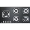 Lofra Piano Cottura a Gas HGN9B0 Vetro Nero da 90cm