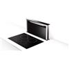 Faber Cappa DownDraft Fabula EV8 340.0492.566 Inox e Vetro Nero da 90cm