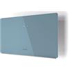 Faber Cappa a Parete Glam Fit Zero Drip 330.0615.655 Vetro Blu Polvere da 80cm